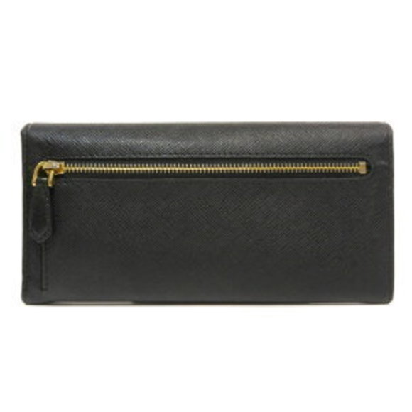 Prada Ribbon Motif Saffiano Long Wallet Leather - Picture 1 of 9